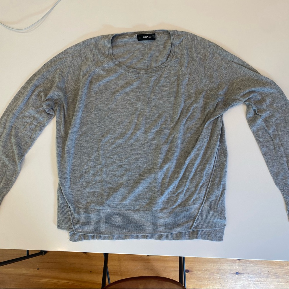Zara grey thin sweater